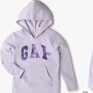Gap Two Piece Baby Sweatsuit Set Purple 12-18 Months Cozy Logo Lavender Hoodie